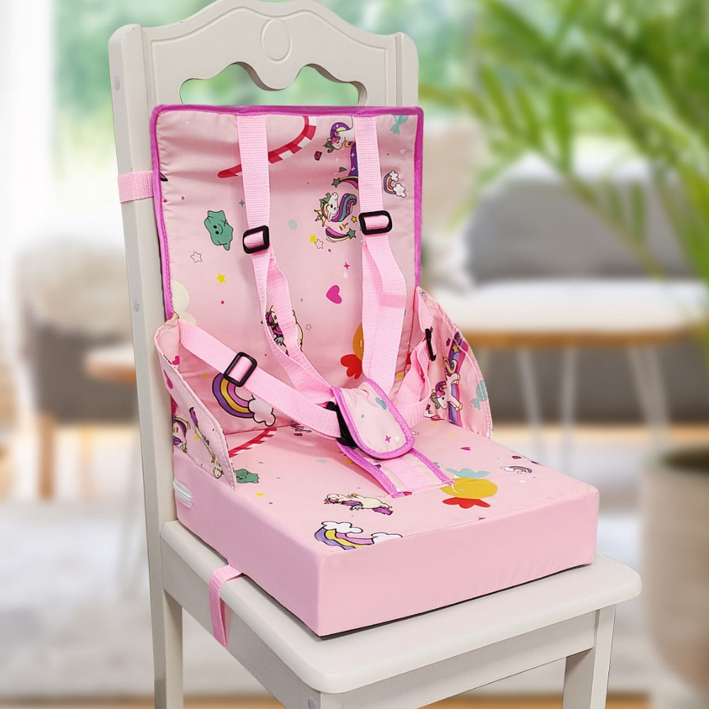 Portable Dining Booster Seat Cushion - Foldable Waterproof Washable Design