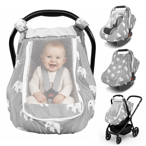 Baby Car Seat Cover - Breathable Beavtaens Covers Stretchy
