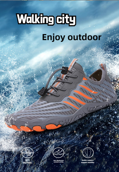 Sneakers, Lightweight Breathable Wading Shoes for Men - Quick Drying and Non-Slip for Outdoor Activities