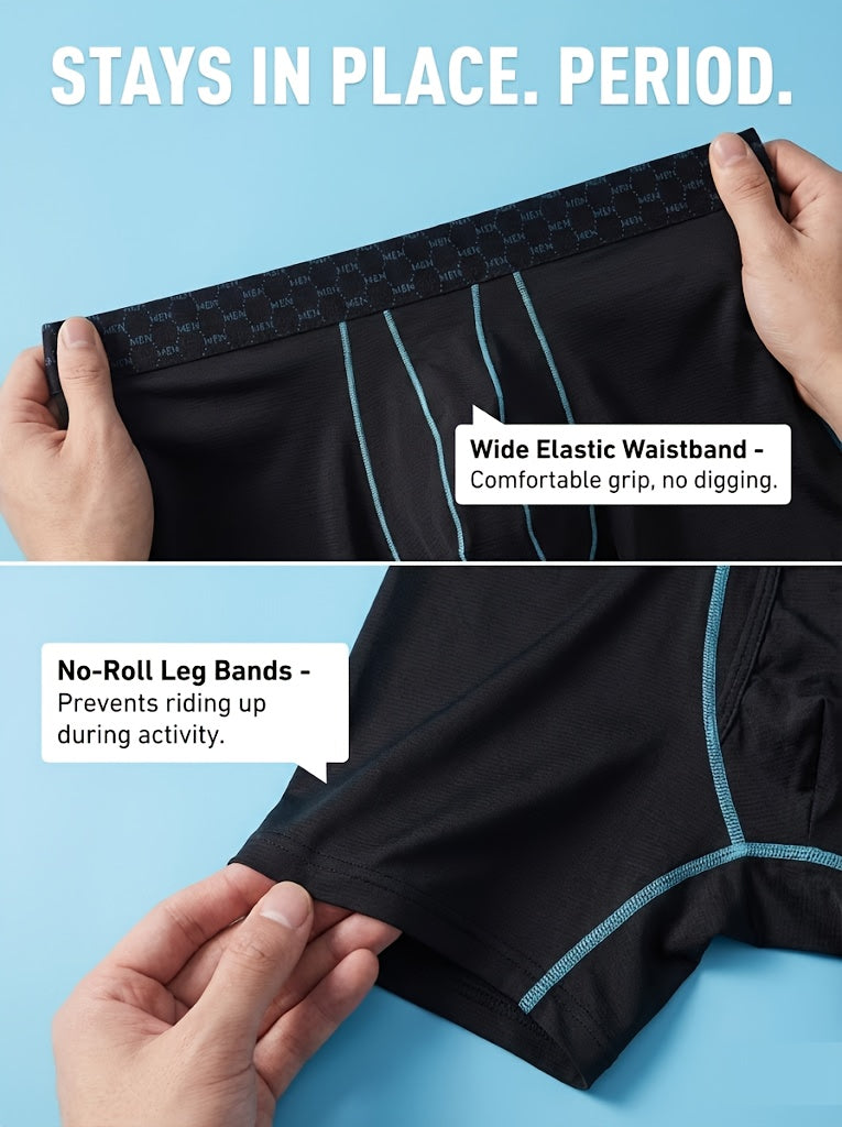 Men's 3pcs Silk Underwear - product view 8