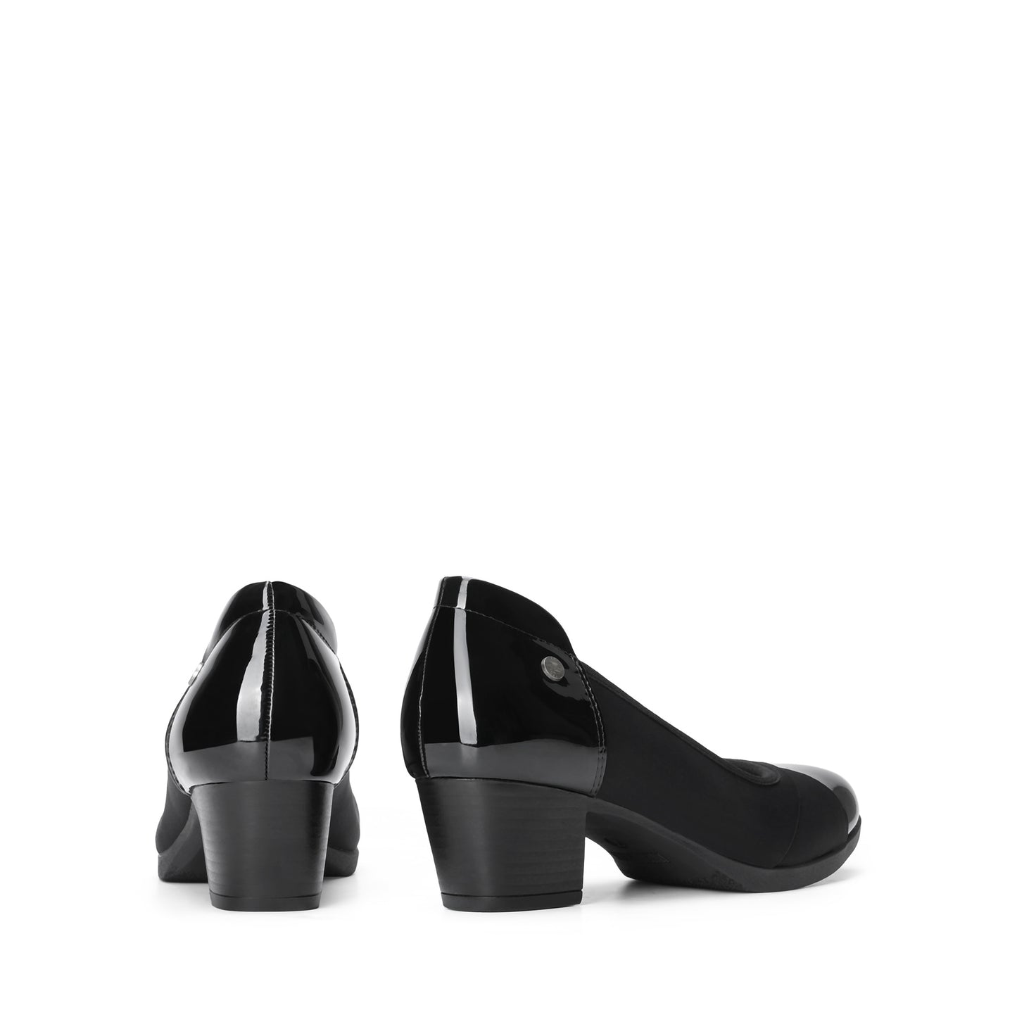 Women's Pumps Low Chunky Block Closed Toe Shoes Work Comfortable Heels Round Toe Dress Elegant & Breathable Pumps Dress Shoes Low Heel Slip On Loafers Pumps