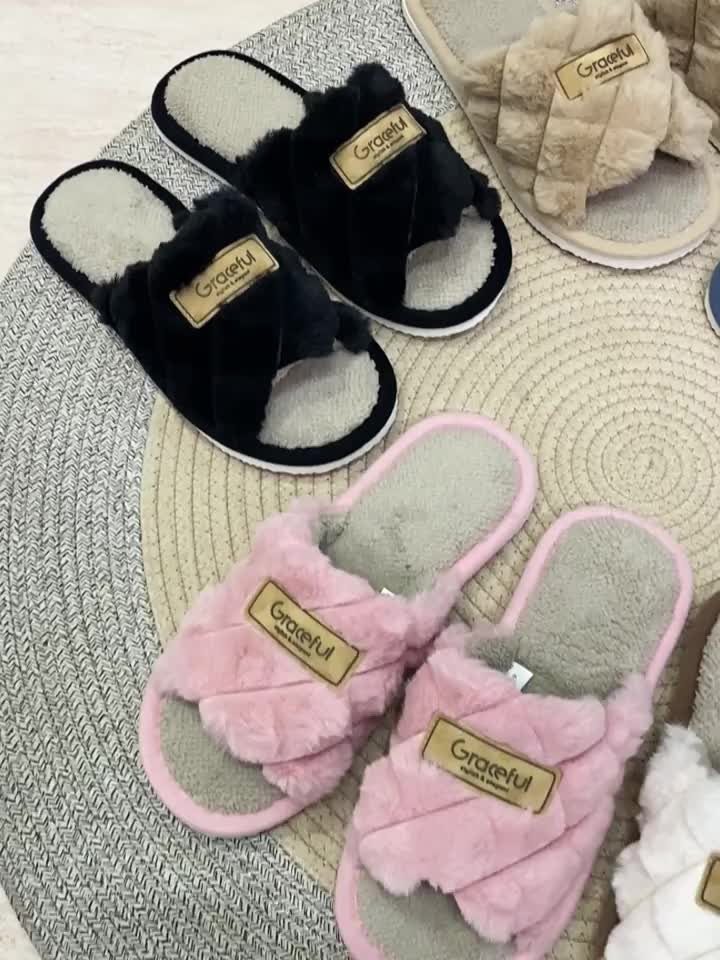 Women's Cozy Fleece-Lined Winter Indoor Slippers - Non-Slip EVA Sole & Soft PP Upper Suitable for, & Floors - Warm Cushioned Footbed, Machine Washable (Spring/Autumn), Women Shoes