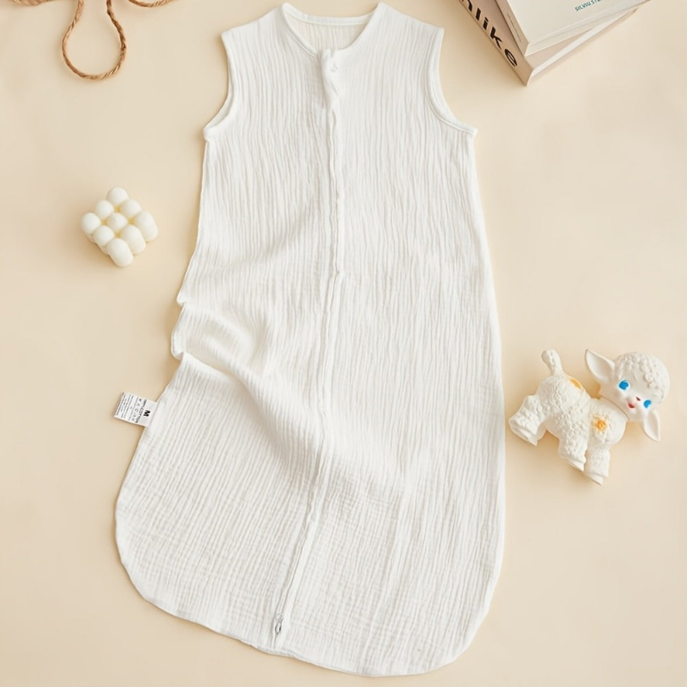 Baby Sleep Sack - Muslin 2-Way Zip Wearable Blanket