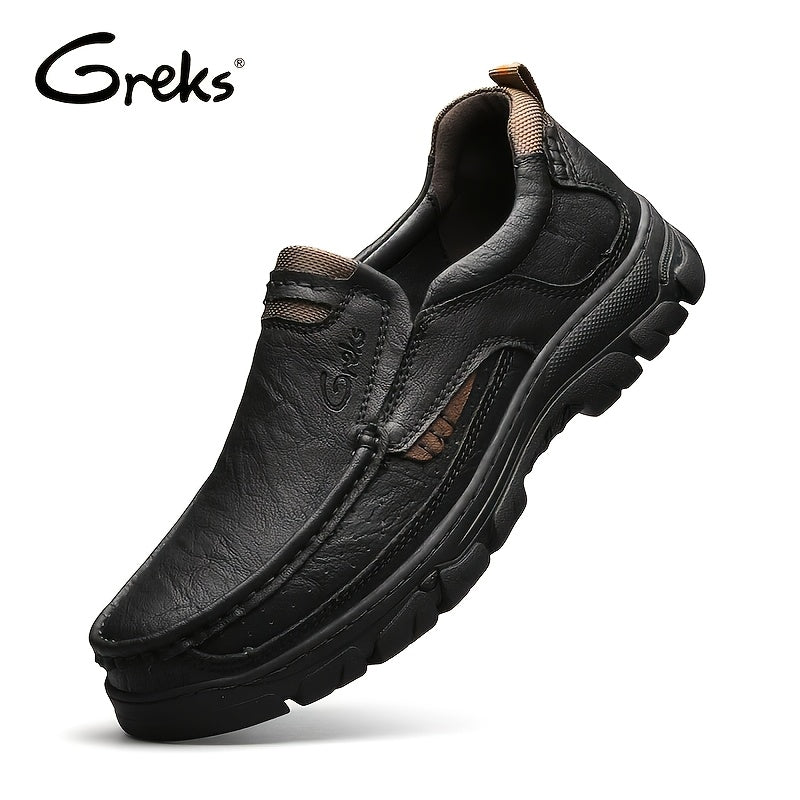GREKS Loafers Slip On Loafer Casual Walking Shoes Comfortable for Work Office Dress Outdoor