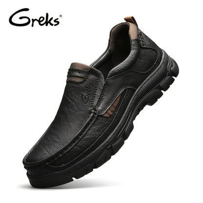 GREKS Loafers Slip On Loafer Casual Walking Shoes Comfortable for Work Office Dress Outdoor