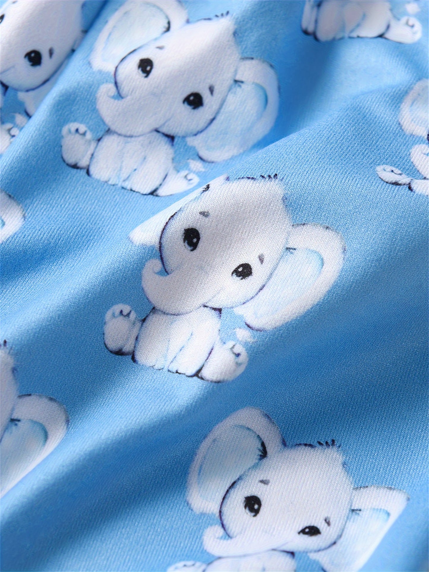 KuKitty Newborn Baby Boy Clothes Infant Boys Long Sleeve Cartoon Print Romper Pants Hat 3pcs Outfits Set