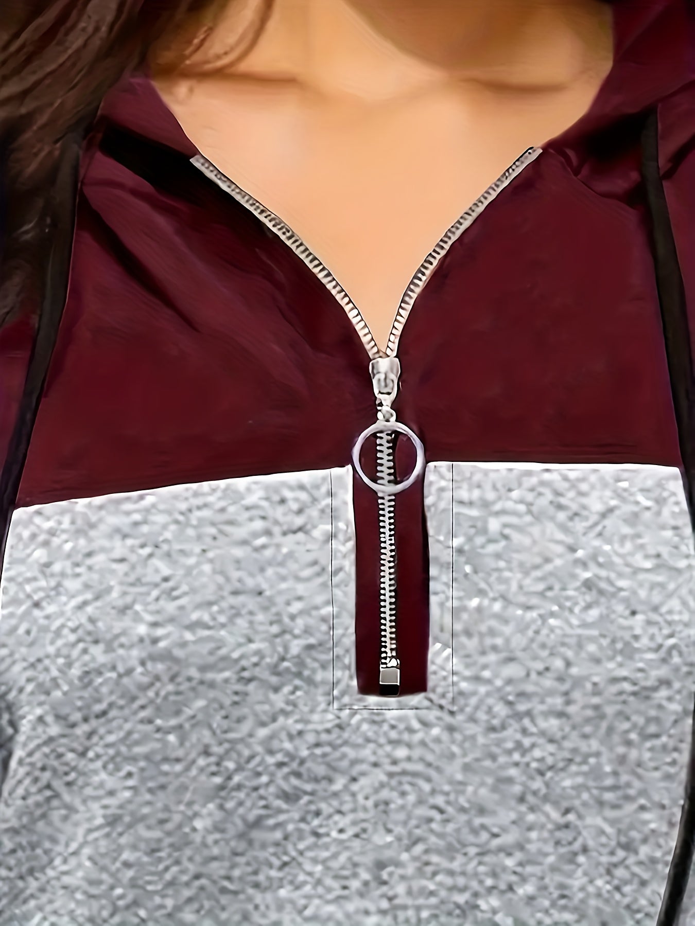 Women's Mixed colors Polyester Hoodie - product view 6