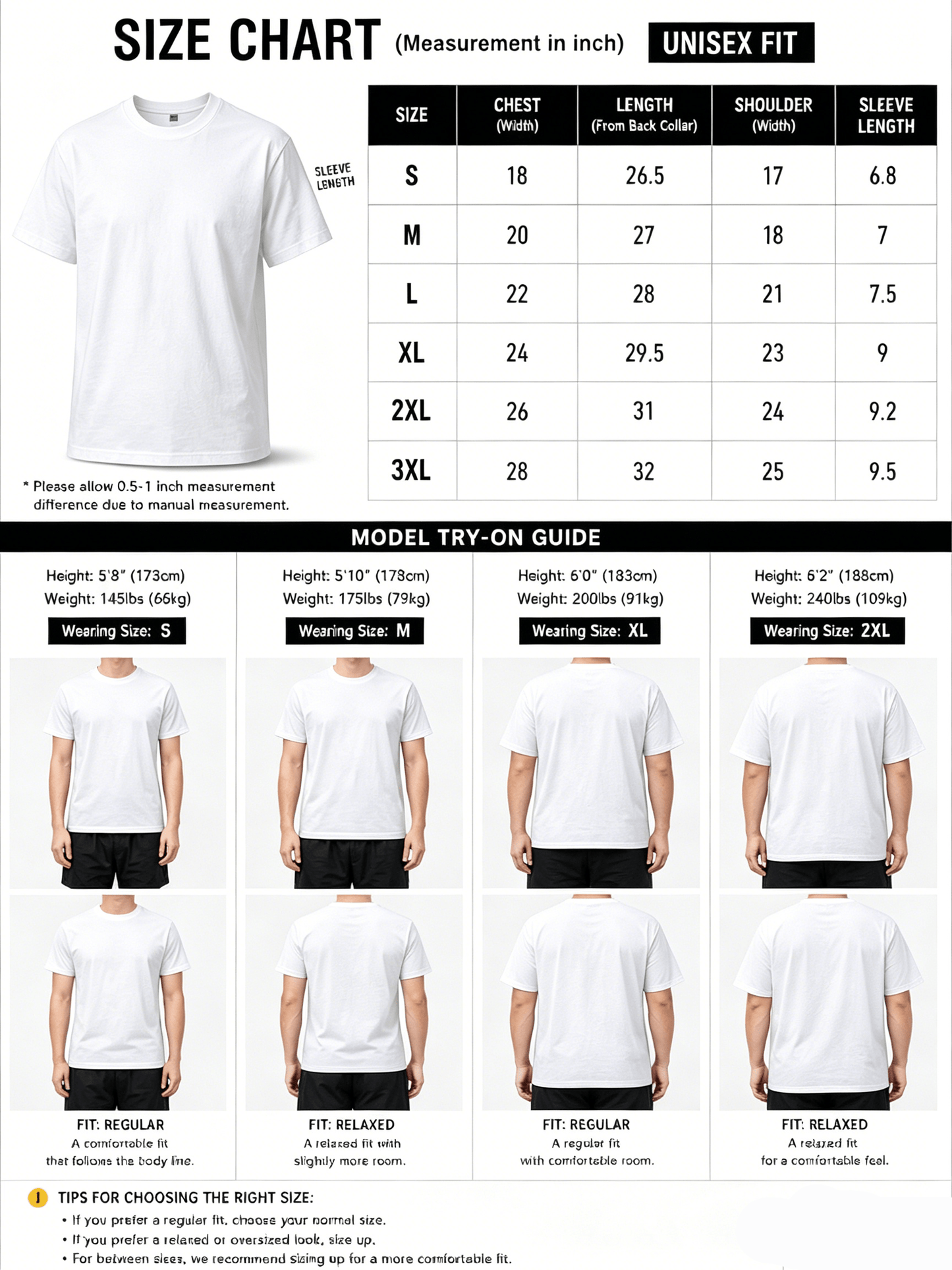 Men's HY01-Black-3pcs V-Neck Slim-Fit T-Shirt - product view 28