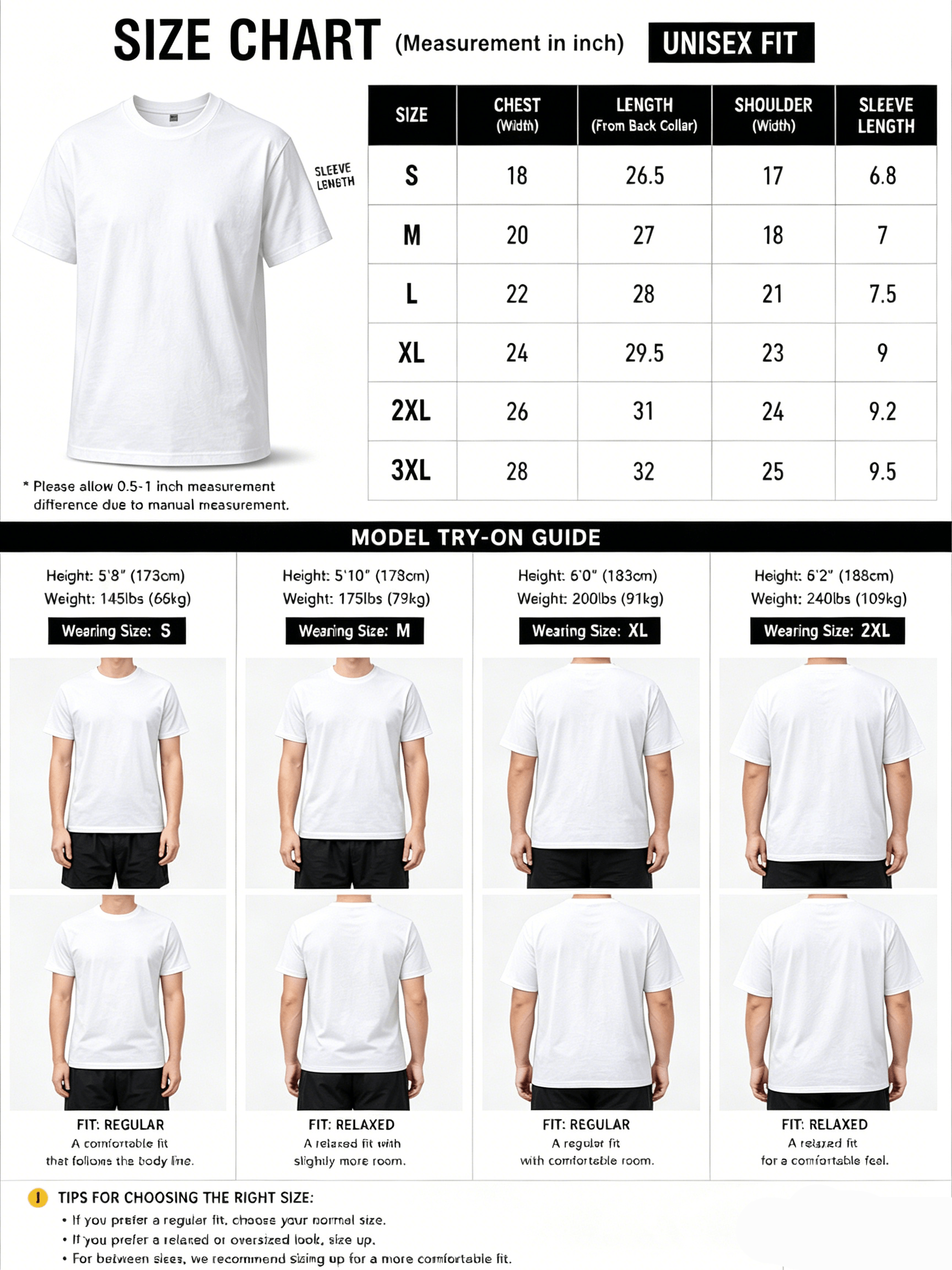 Men's HY01-Black-3pcs V-Neck Slim-Fit T-Shirt - product view 28