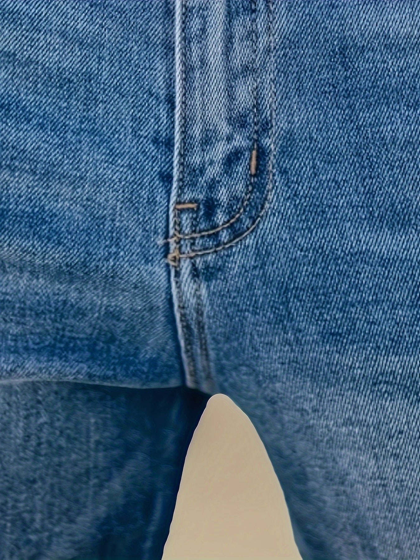 [High-Waisted Ripped Jeans] Women's High-Waisted Ripped Stretchy Denim Flare Jeans, Vintage Street Style, Comfortable And Stretchy Casual Denim For Everyday Wear