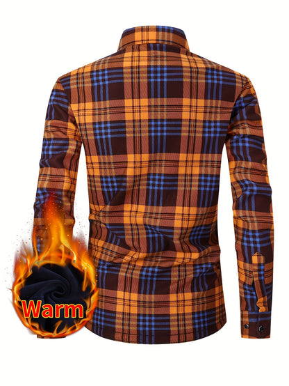 Men's Orange Polyester Long-Sleeve Jacket - product view 9