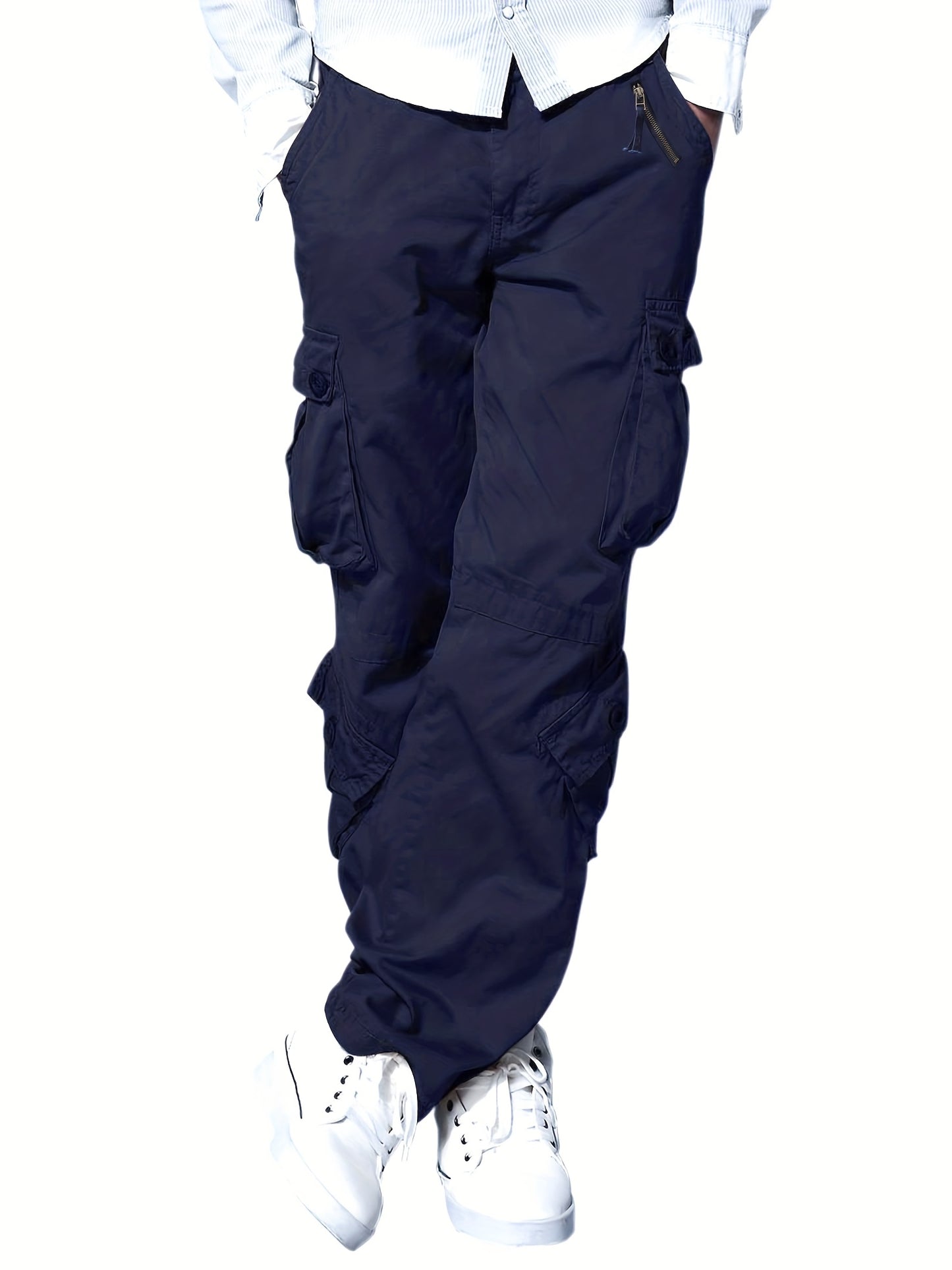 Men's Khaki 6-pocket Casual Pants