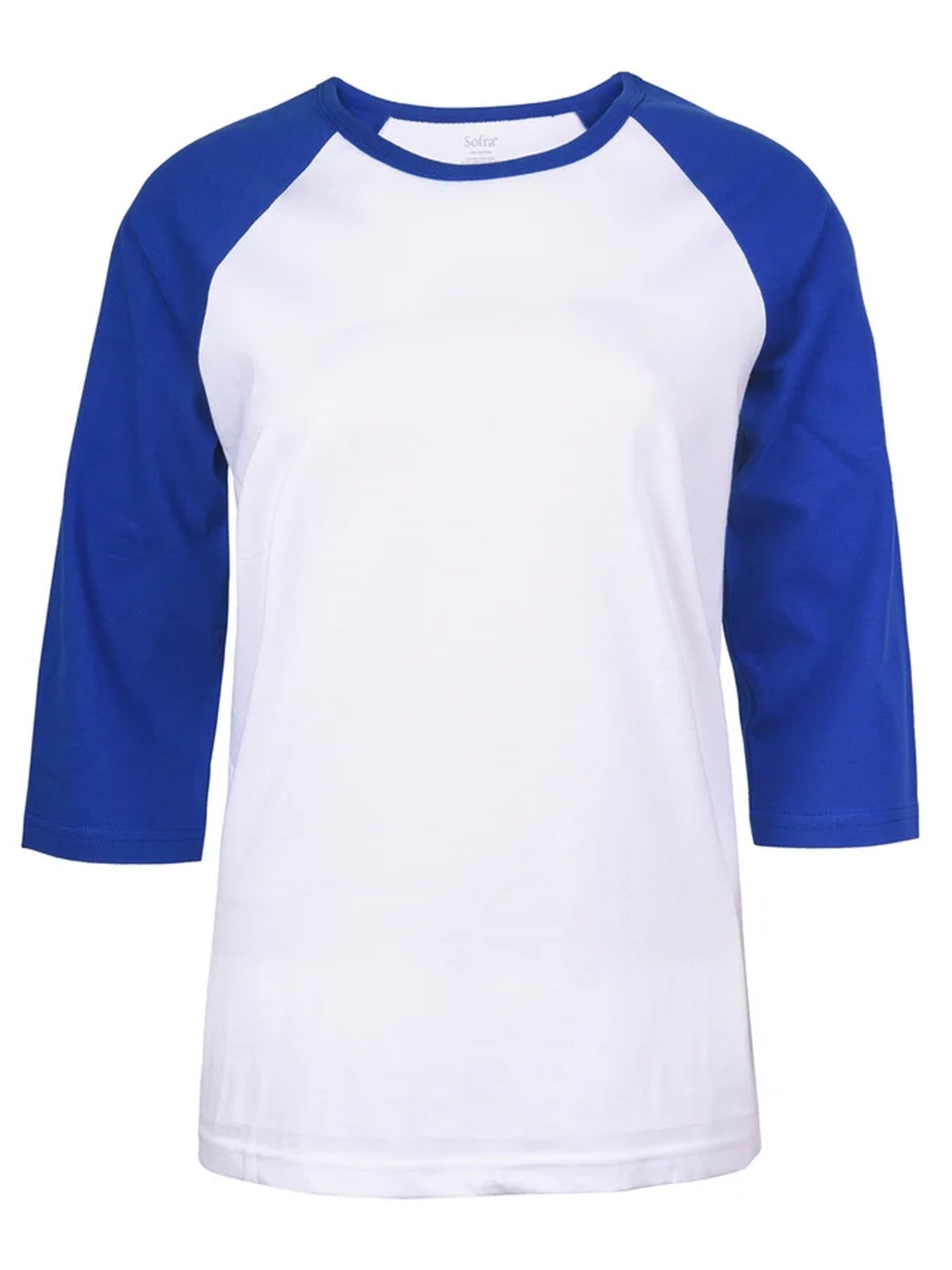 LADIES COTTON BASIC BASEBALL TEE