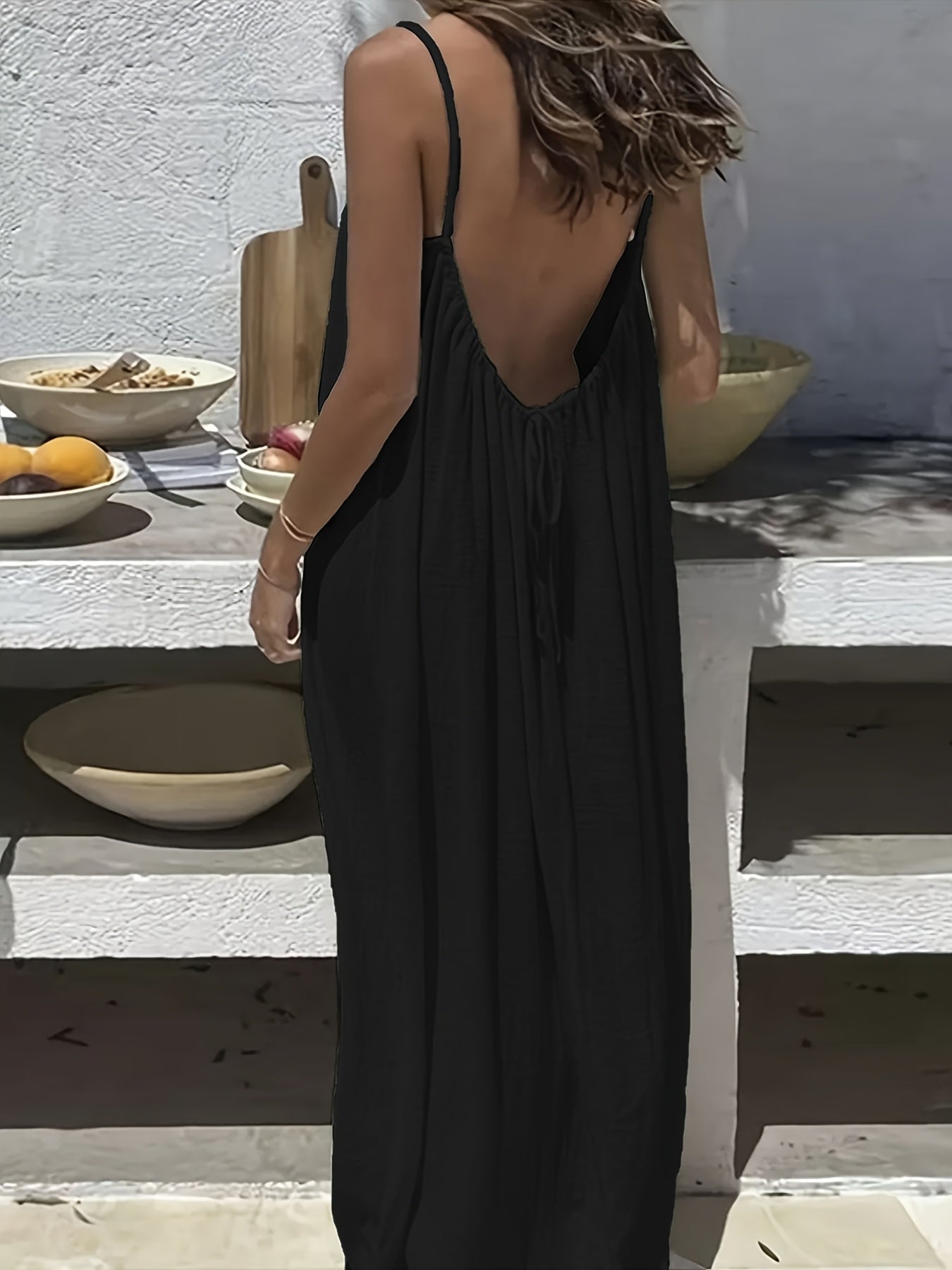 Women's Navy Color Lace Dress - product view 35