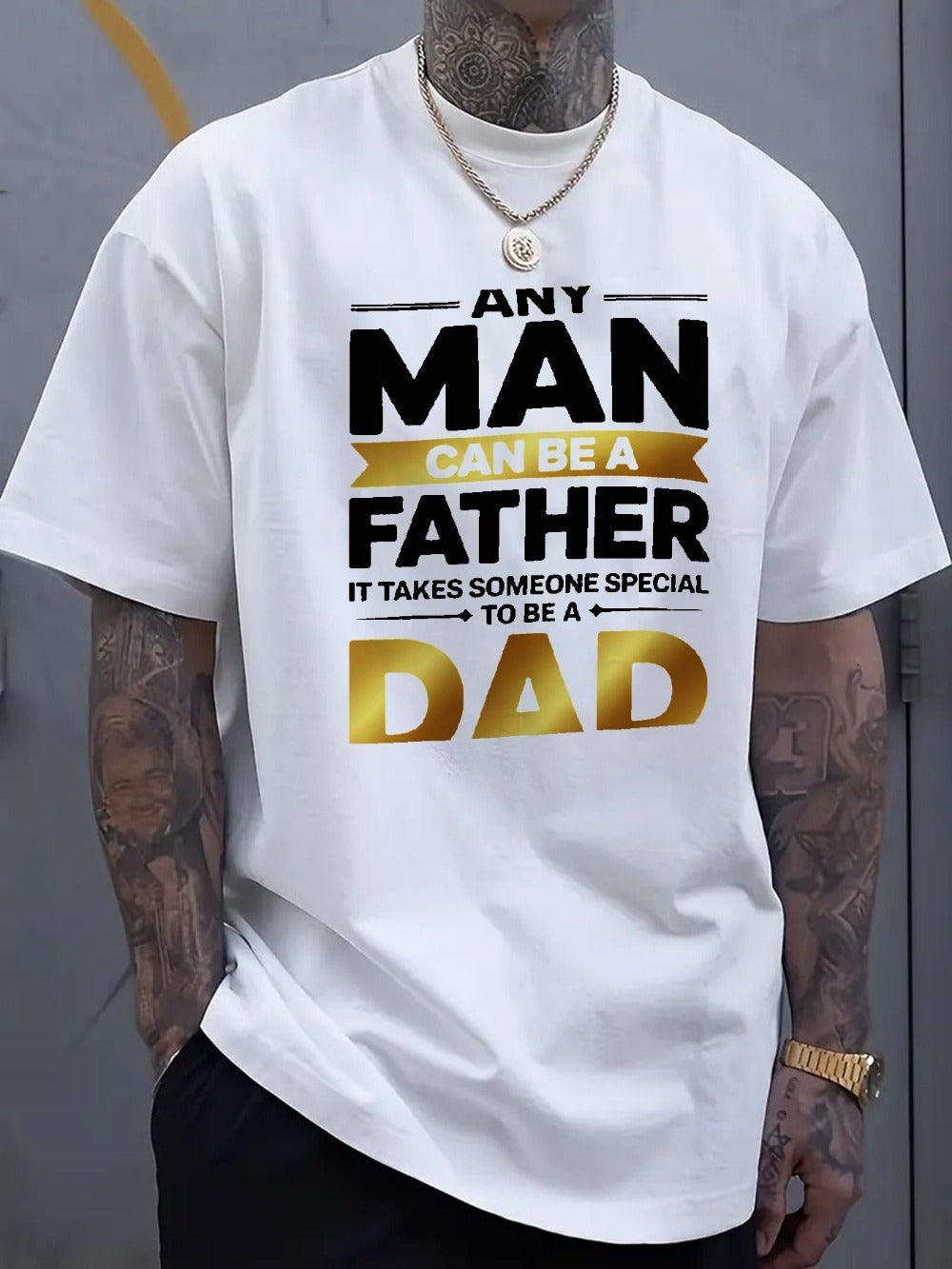 Men's Graphic T-Shirt - Round Neck Short Sleeve Modern Style 408933