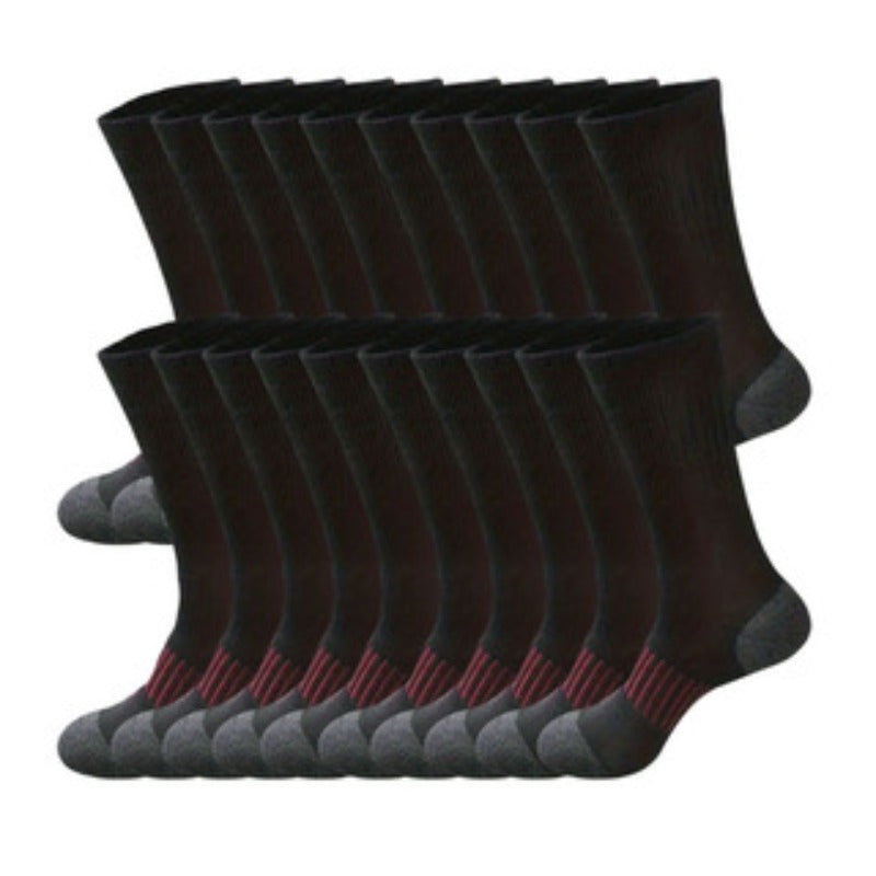 40 Pairs of Men's Long Socks for Autumn and Winter; Four-color Sports Socks; Men's Long Socks