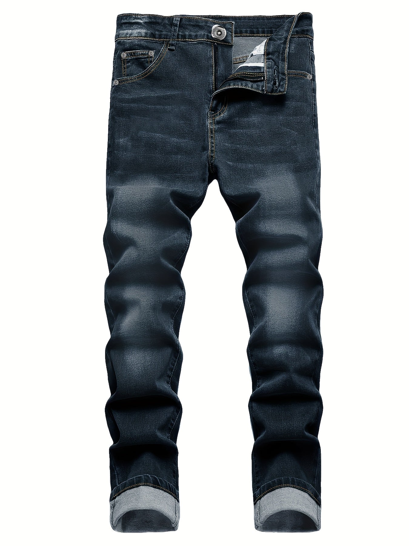 3-Pack Men's Slim Fit JeansClassic Versatile Stretch Denim, Year-Round Comfort