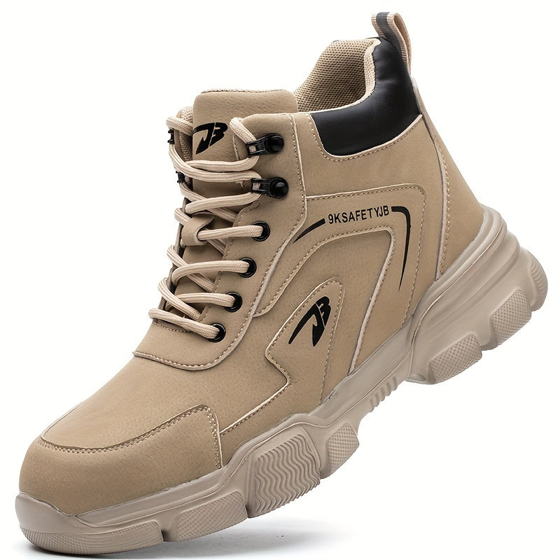 Steel Toe Shoes Puncture Proof Work Shoes Boots, Industrial And Construction Site