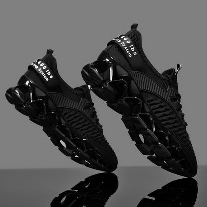 Men'S Stylish Athletic Shoes - Comfortable And Breathable Running Shoes, Featuring a Functional, Soft Sole for Long-Standing Comfort And a Fish Scale Design on The Upper, Suitable for The Gym, Walking, And Outdoor Activities
