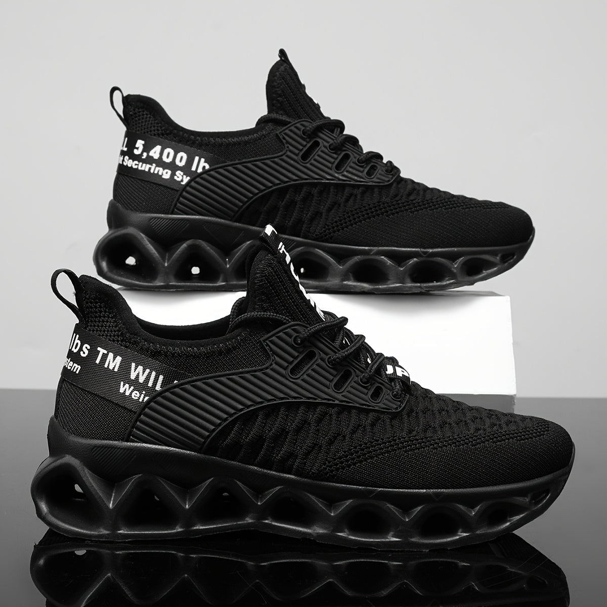 Men'S Breathable Sneakers - Lightweight Non-Slip Sneakers for Running, Walking, And Training