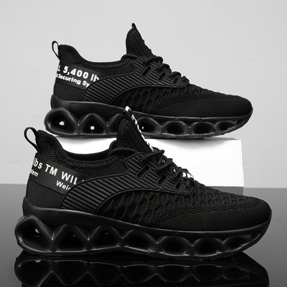 Men'S Breathable Sneakers - Lightweight Non-Slip Sneakers for Running, Walking, And Training