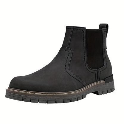 Boots Casual Slip On Ankle High Quality Mens Boots