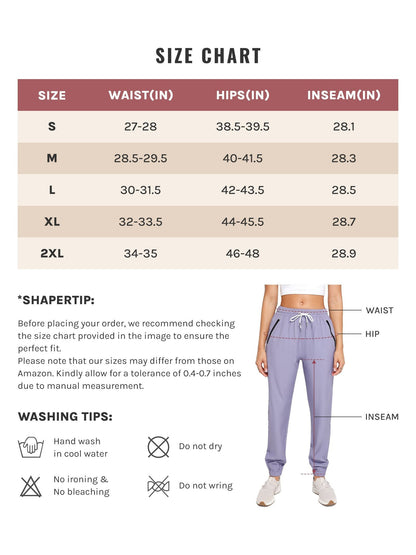 [Three Colors Available]1pc Womens Golf Pants Quick Dry Ultra Light Stretch Pockets Soft Workout Pants for Travel with Inside Drawstrings