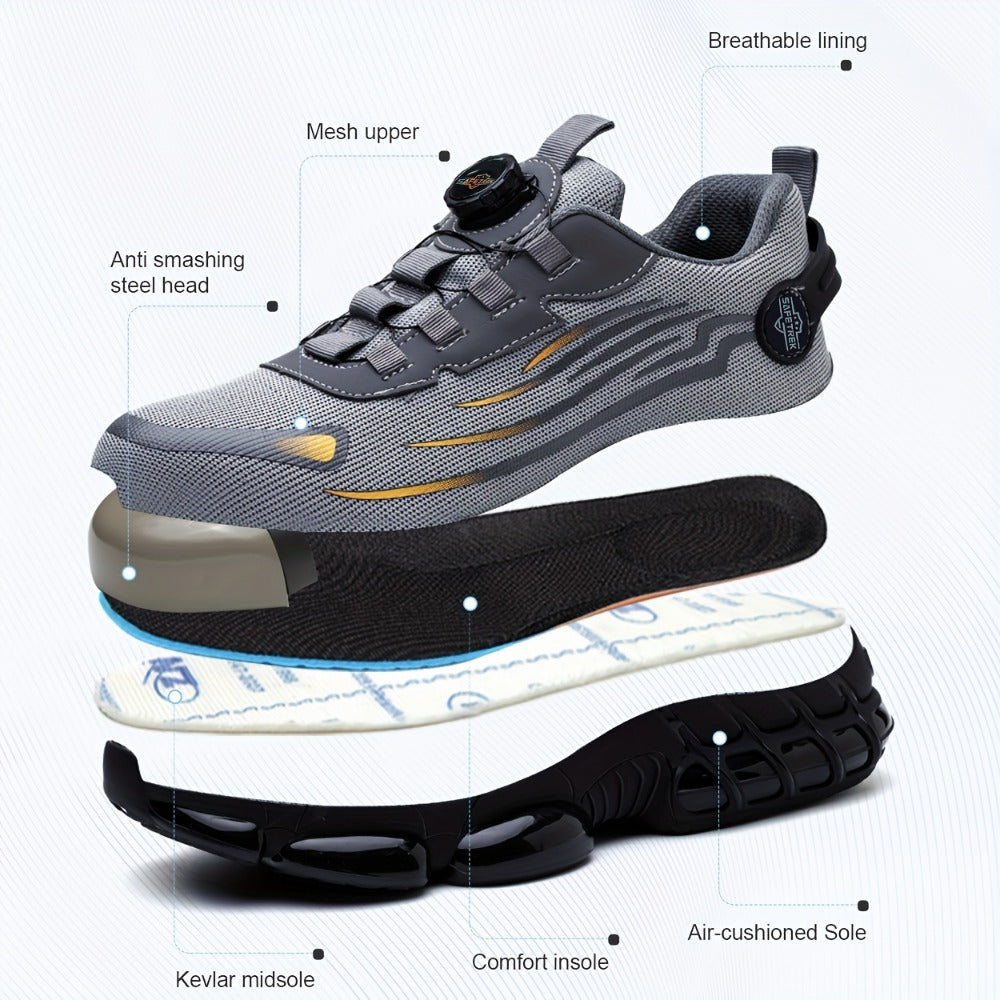 Men's Work & Safety Shoes - Steel Toe Protection & Puncture Resistant