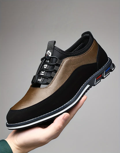 Men'S Plus Size Light Luxury Comfortable Business Casual Shoes, Trendy And Fashionable Wear-Resistant Rubber Sole Men'S Shoes 10598