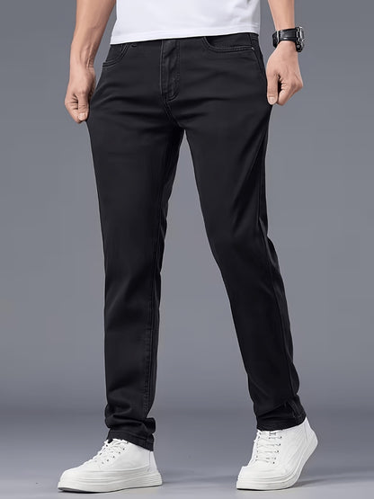 Men's Straight Leg Jeans - Classic Wash Clean Finish Everyday