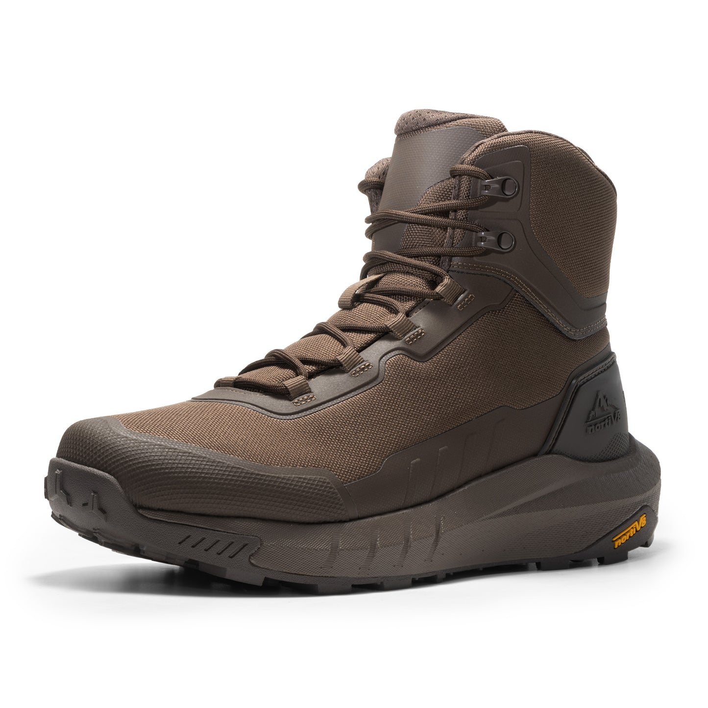 Men's Tactical Hiking Boot Lightweight Hunting Boots for Work All Day Side Zipper Motorcycle Combat Boot Arch Support 8 Inches