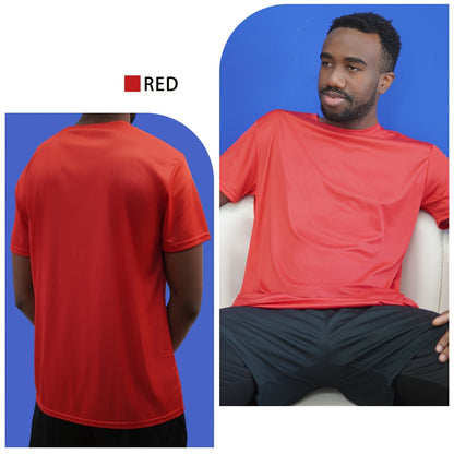 5pcs Men's Sports Compression Quick-Drying Short-Sleeve T-Shirts, Moisture-Absorbing And Sweat-Wicking, Breathable, Comfortable, Versatile, Ideal for Exercise, Running, Fitness, And Daily Casual Wear