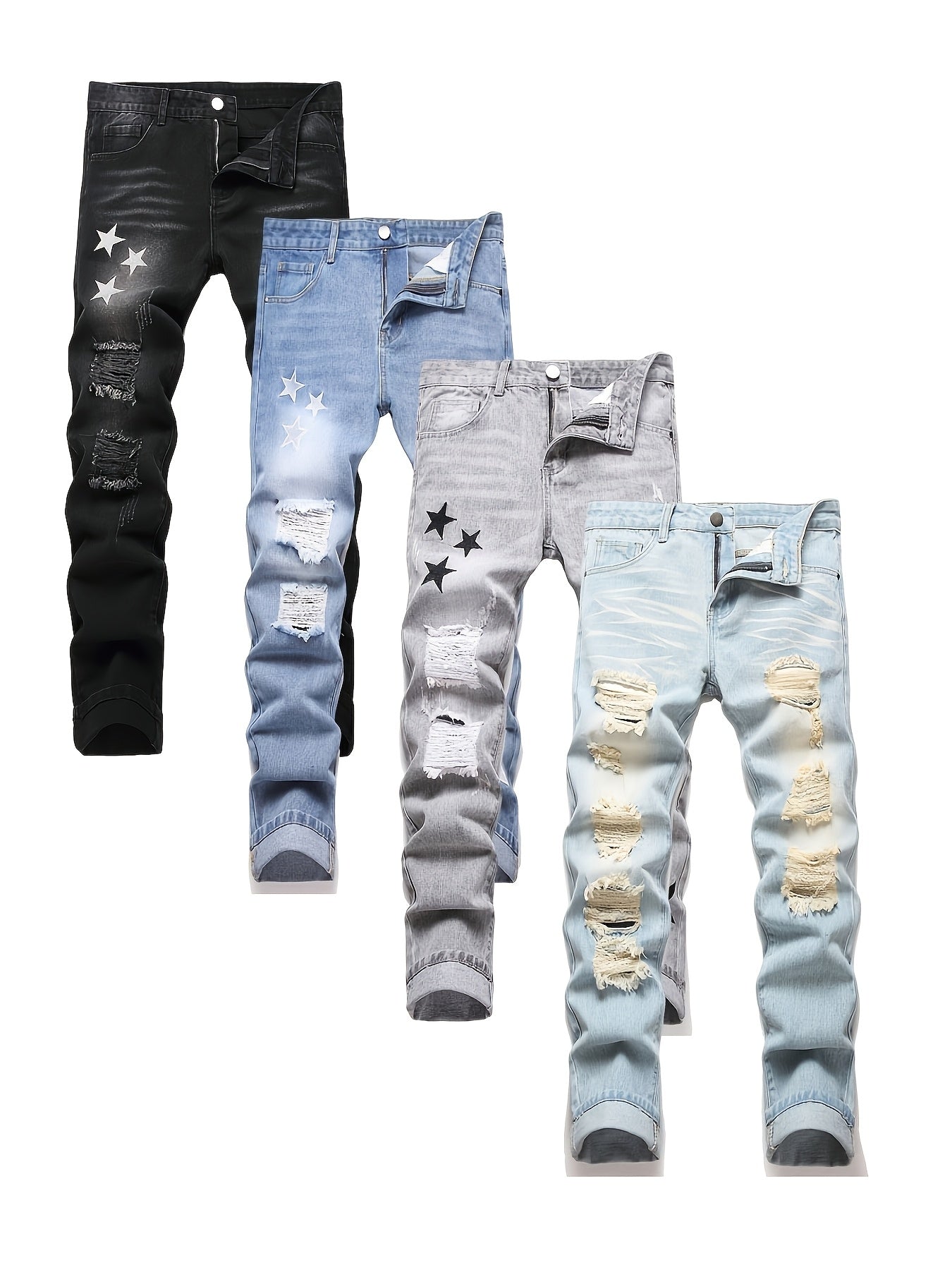 Grey Slim-Fit Jeans - product view 3
