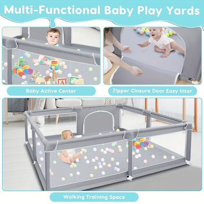 Baby Playpen - Breathable Soft Inch X50