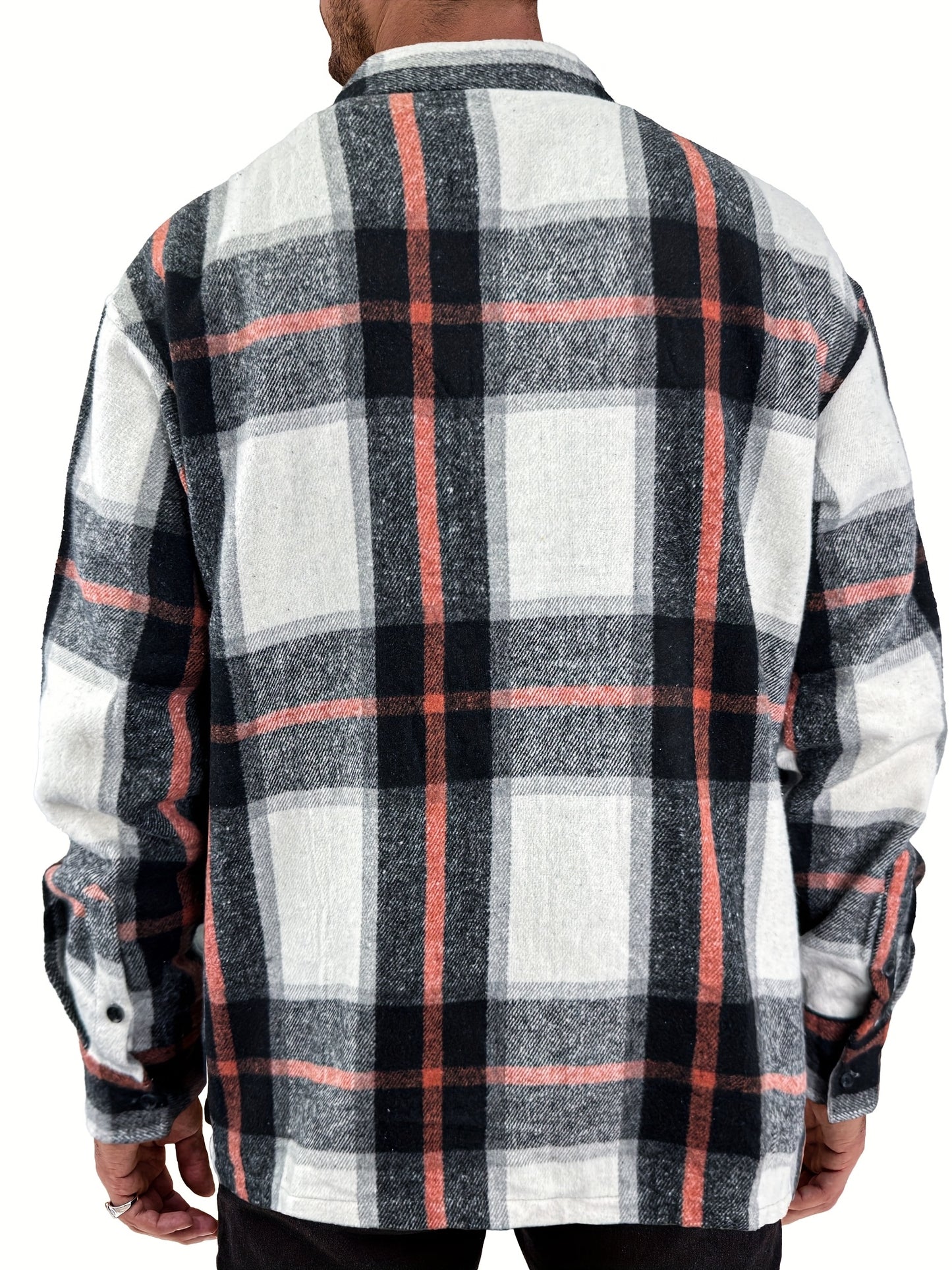 This Unisex, Retro-style Casual Shirt Features A Classic Plaid Design And A Minimalist Aesthetic. The Collared Design Makes It Suitable For Year-round Wear, And The Loose, Comfortable Fit Caters To Various Styling Needs. A Small Gift Is Included.