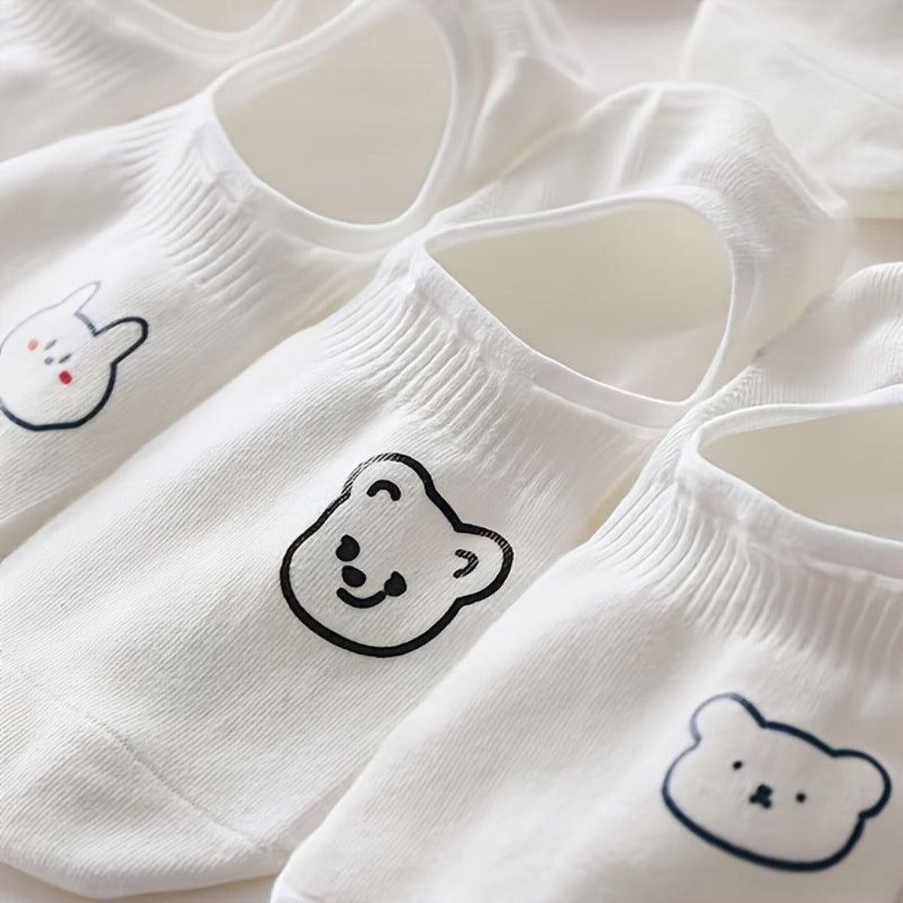 Women's Cute Print Socks - 20-Pair Pack