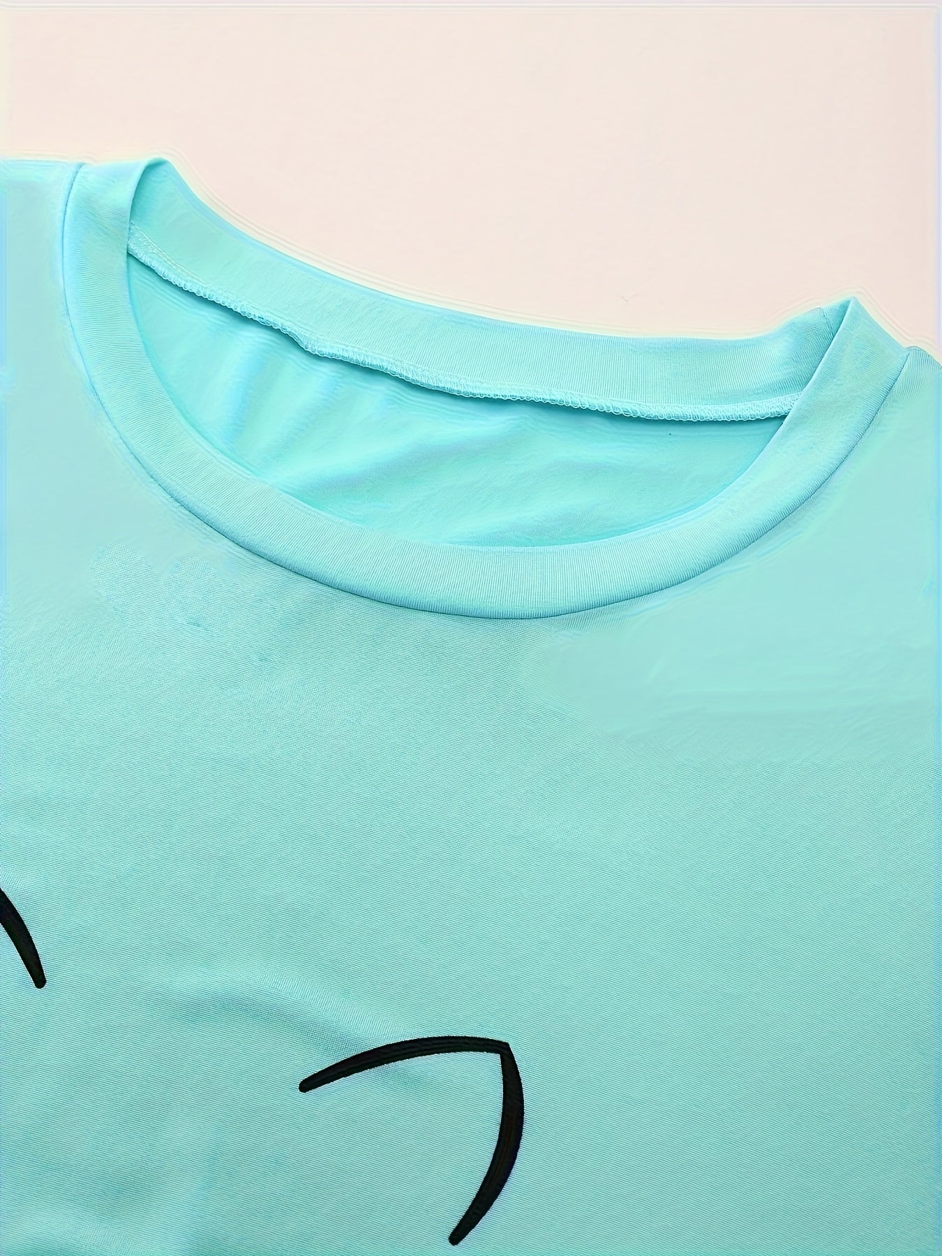 [Cozy Cat Sleepwear] Cozy Cat Women's Plus Size Sleepwear Nightgown | Short Sleeves, Light Blue Color, Whimsical Cat Design, Ensures Pleasant Slumber