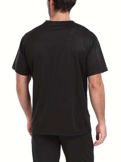 Kinglaman 12 Pack Workout Shirts for Men Short Sleeve Athletic Active Tops Quick Dry Crew Neck T Shirt for Running