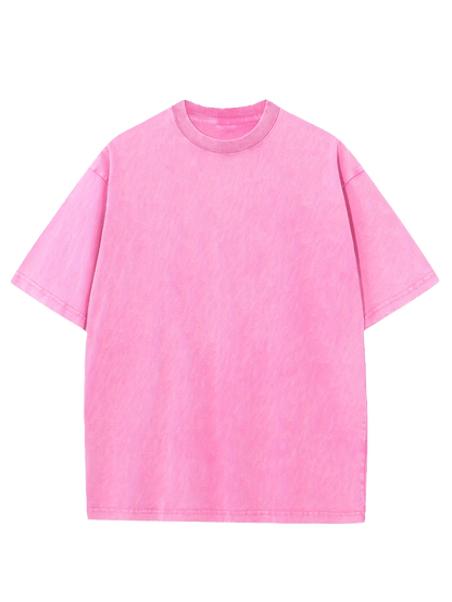 Men's Rose Red Cotton Printed Graphic T-Shirt - product view 7