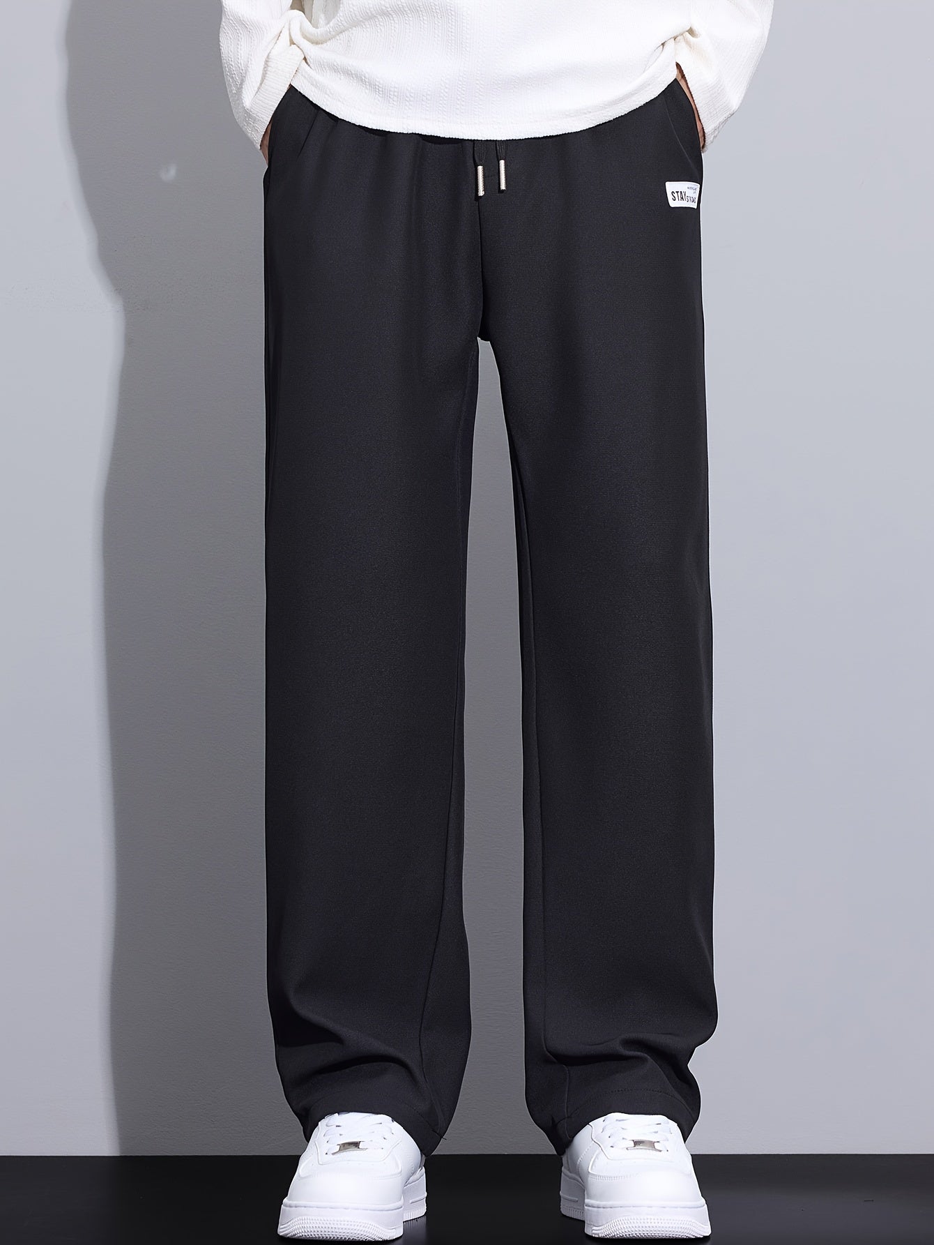 Autumn Casual Pants Men's Loose Straight Leg Trendy Versatile Men's Pants Autumn And Winter Men's Long Pants