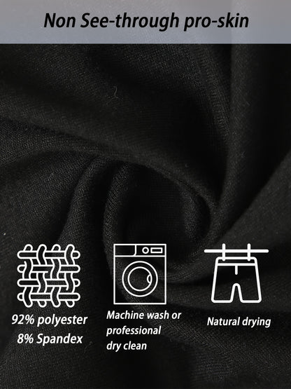 Women's 5 Black Polyester Pants - product view 9