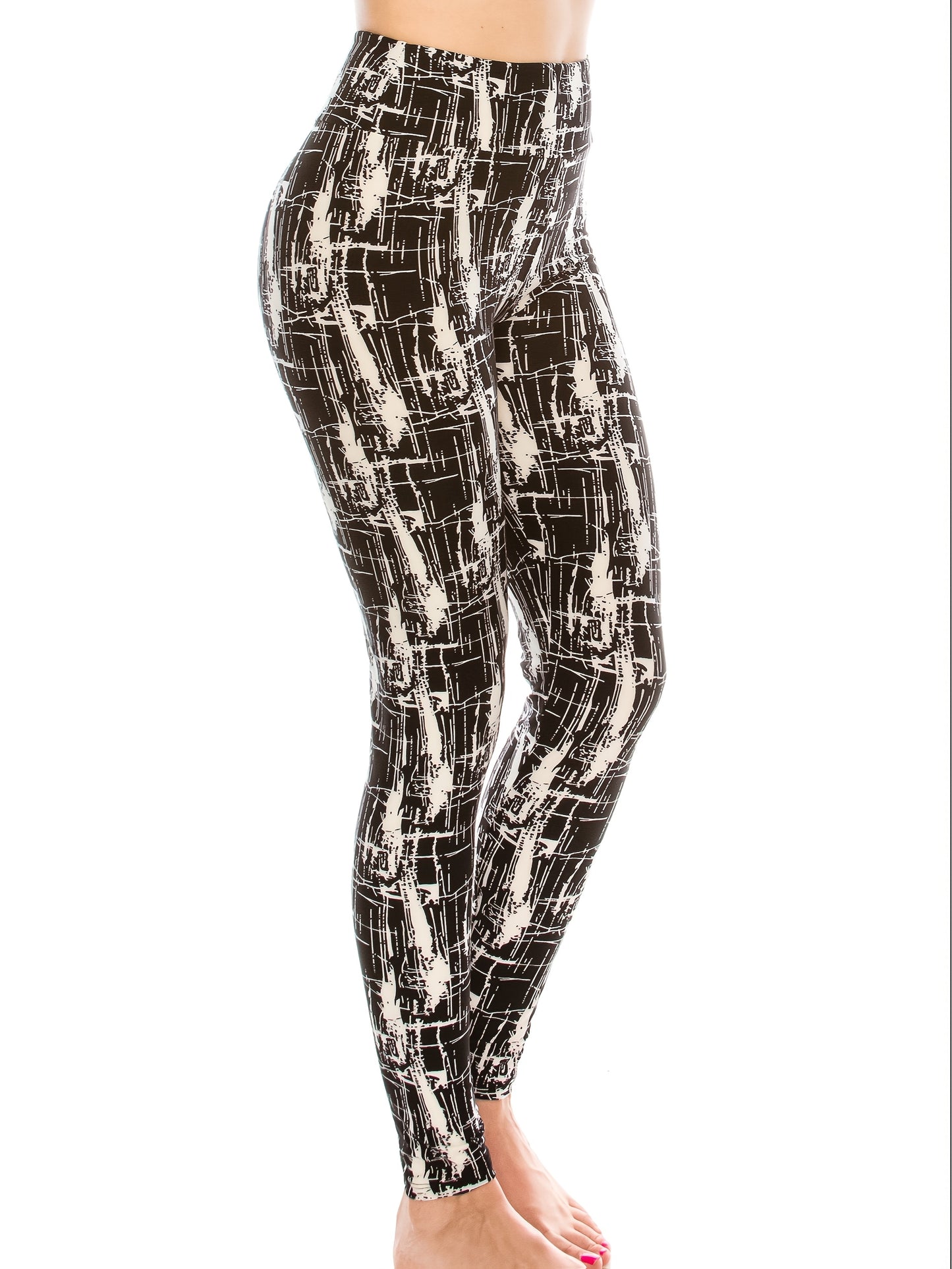 Fashion Printed Leggings For Women No See Through High Stretch Super Soft Leggings Regular