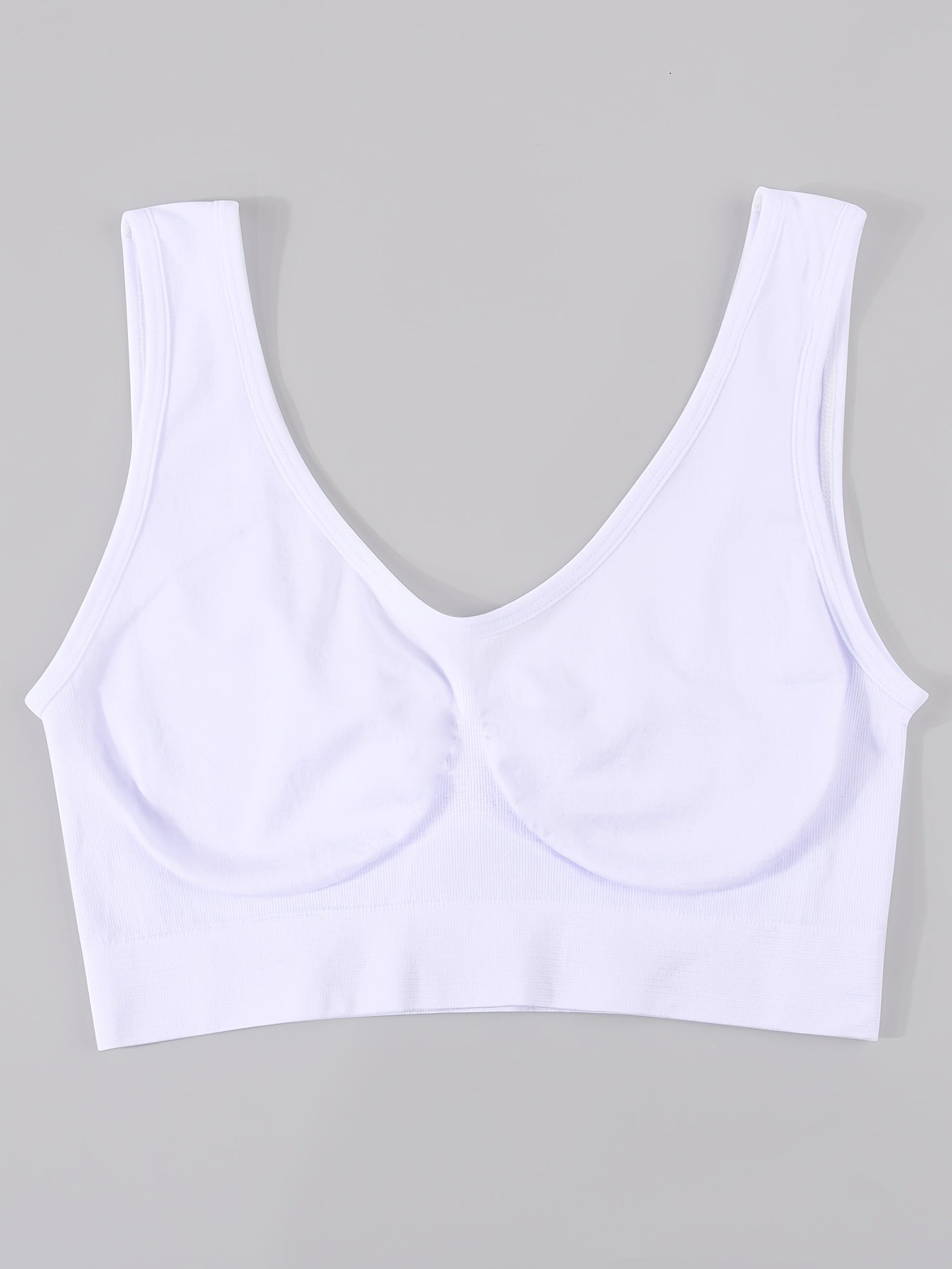 14pcs Women's Seamless Underwear, Seamless Running, Yoga Vest, Comfortable Single-layer Bra Without Chest Pads, Sports Bra for Women