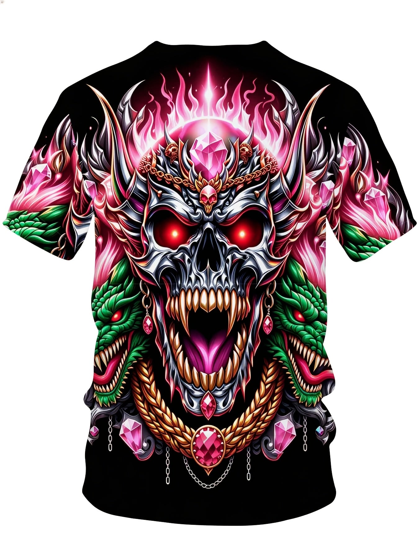 Men's Multicolor Printed Graphic T-Shirt - product view 17