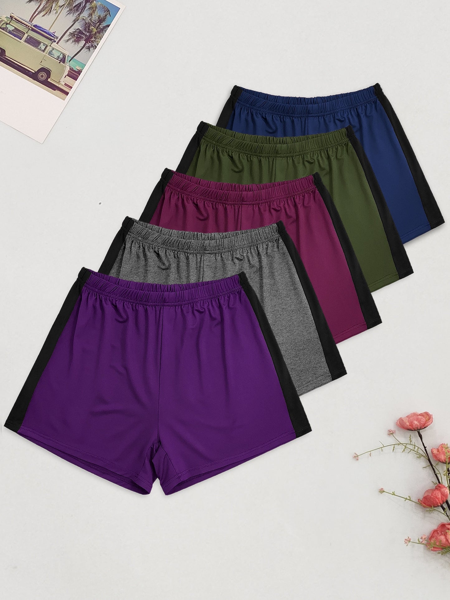 Women's Mixed colors Shorts - product view 12