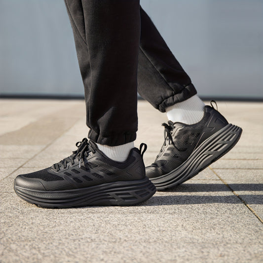 Men's Comfortable Walking Running Tennis Shoes Lightweight Breathable Non-Slip Athletic Gym Workout Jogging Cushioning Sneakers Casual Wear