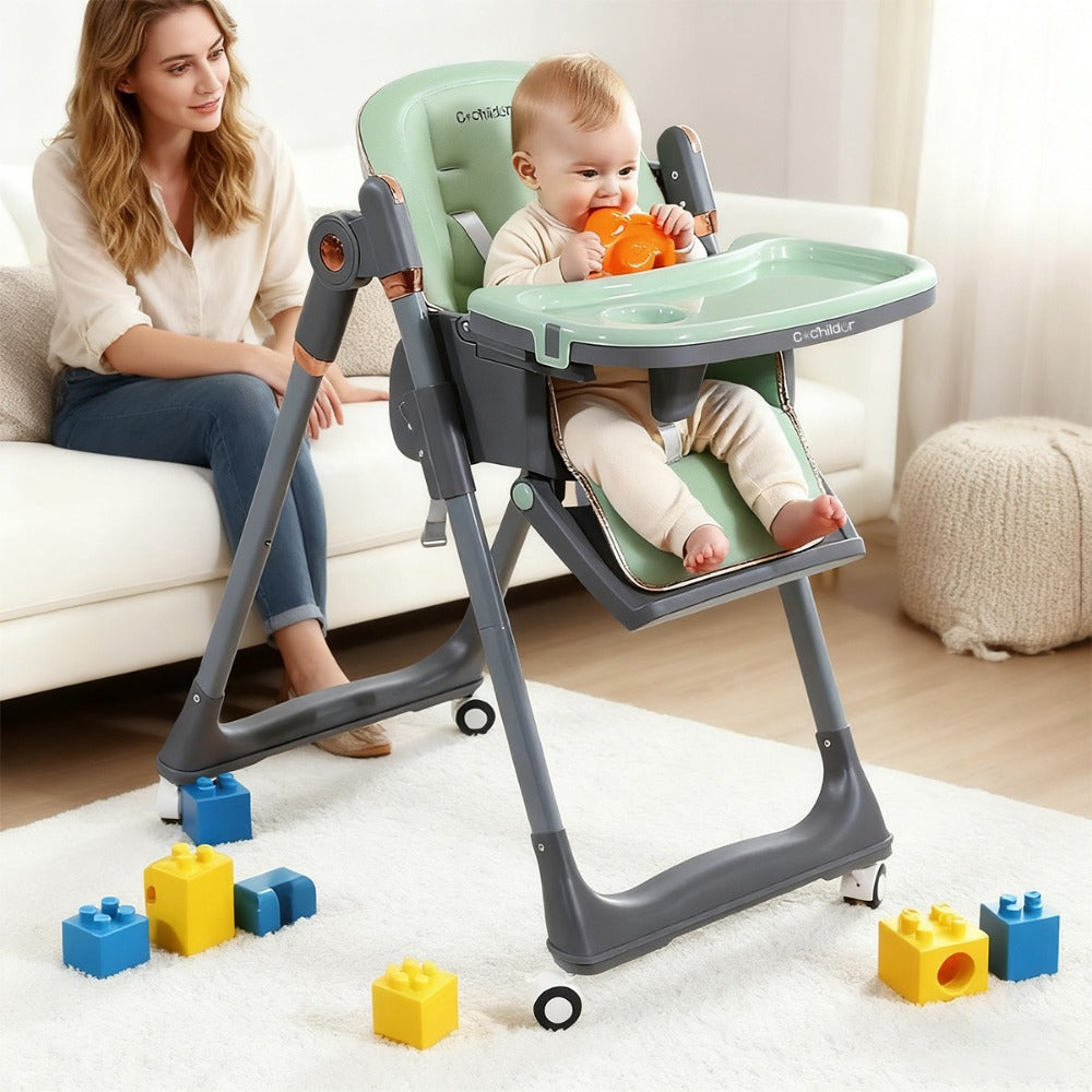 Baby High Chair - Foldable Adjustable Cochildor 3-in-1