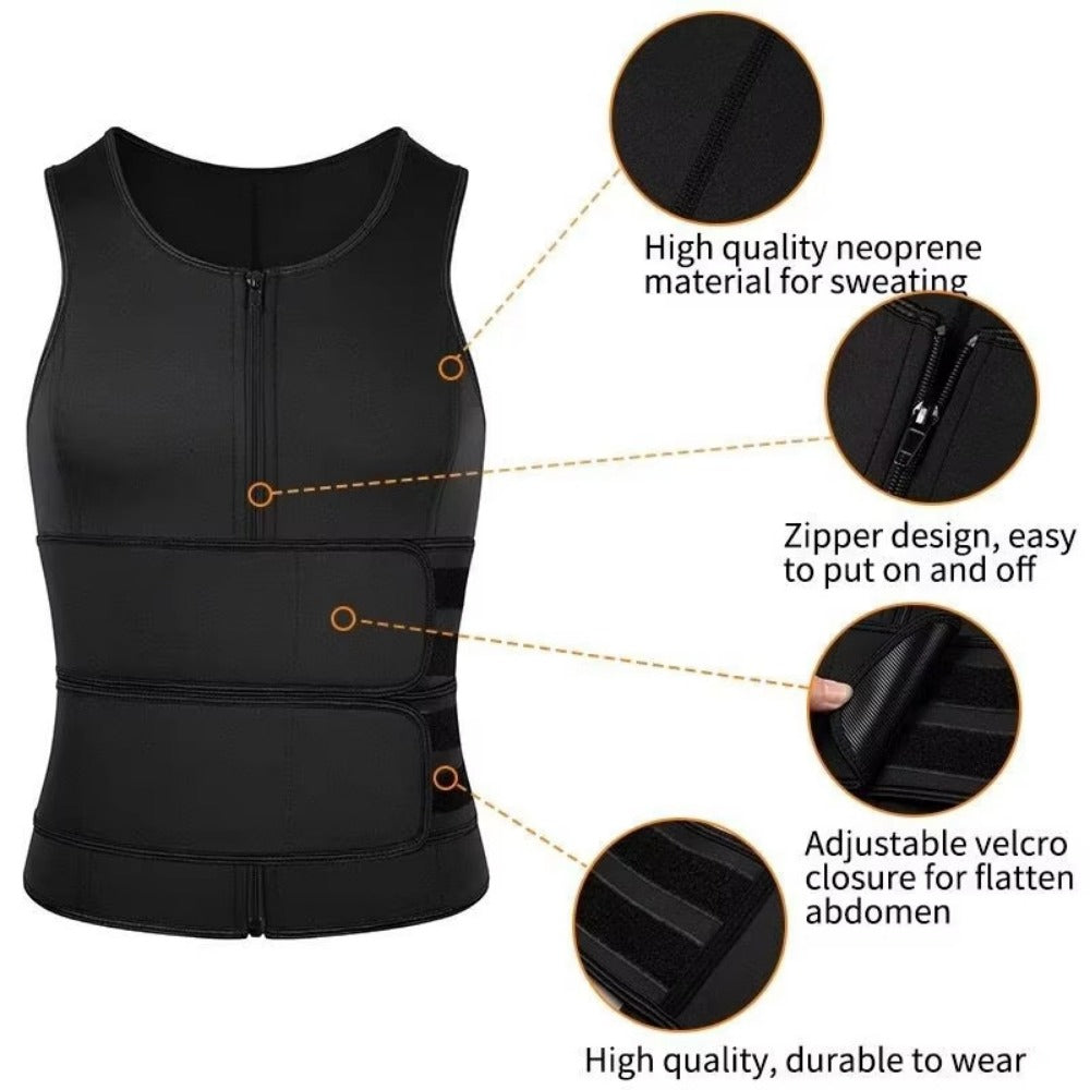 Men's Solid Color Performance Shirt - Sleeveless 983781