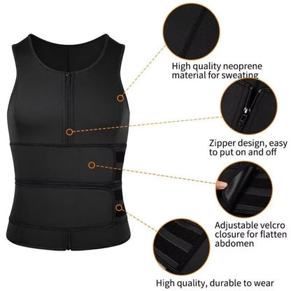 Men's Solid Color Performance Shirt - Sleeveless 983781
