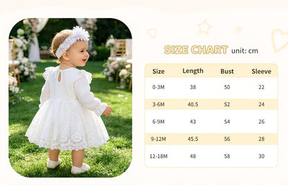 Baby Girls Outfit Set - Floral Lace Style 58821